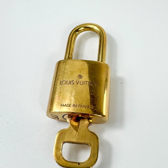 Louis Vuitton Gold Padlocks Key Set #307 - Picture 2 of 3